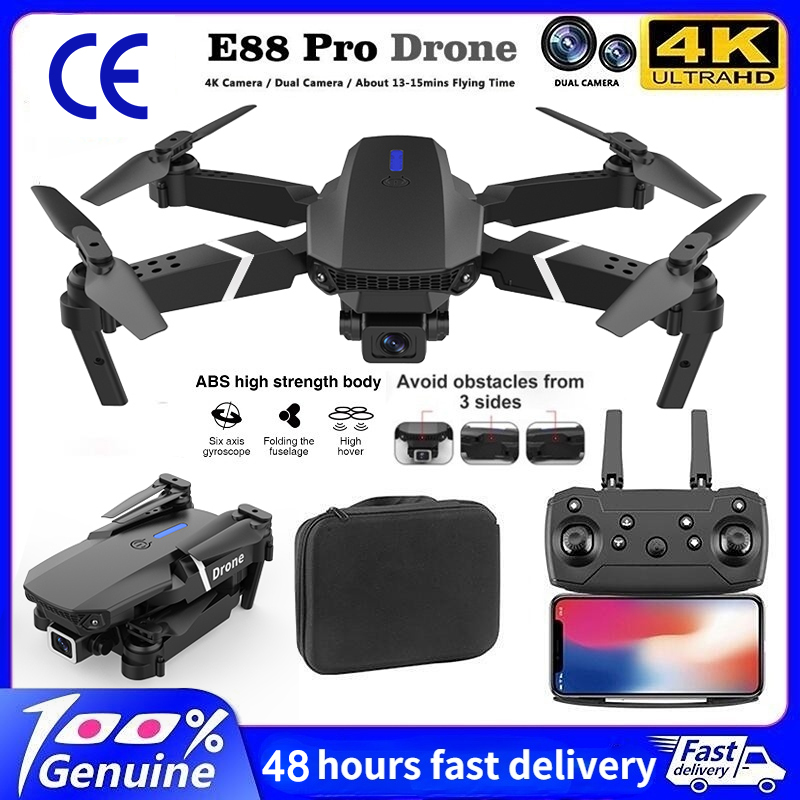 Drone Kit Tricopter - 2026 NIEUWE E88pro Professionele ZONDELOZE RC