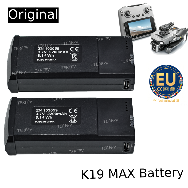 Eachine Drone E58 - Originele dronebatterij voor K19 Max GPS